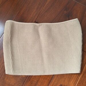 Babaton beige tube top